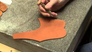 Knife Sheath Making Part 4 Leather Pocket Knife Sheaths for Folding Knives  Carving Leather [upl. by Enelrats611]