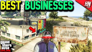 Top 10 BEST BUSINESSES In GTA Online 2024 [upl. by Quackenbush]