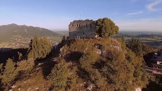 Burg FalkensteinPfronten im Allgäu bei Sonnenaufgang [upl. by Rape]