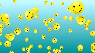 Free Happy Smiley Face Video Background  HD [upl. by Natanhoj]