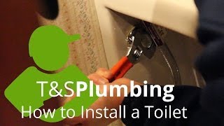 How to install a wall mounted toilet [upl. by Apilef]