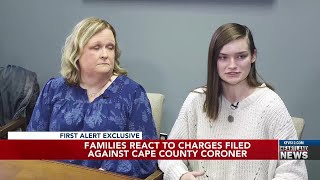 Families react to charges filed against Cape Girardeau County coroner [upl. by Irreg]