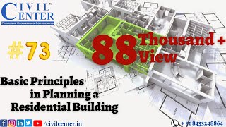 Residential Building Plan  Basic Principles Residential Plan  House Plan Design [upl. by Nerradal366]