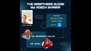 THE GREATNESS GUIDE By Robin Sharma II BEDAH BUKU bedahbuku greatness [upl. by Anirak]