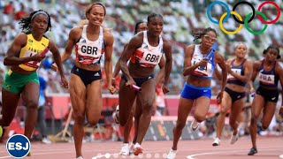 womens 4x100 relay 2021 olympics  Jamaica vs Usa [upl. by Millda]