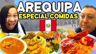 🇵🇪AREQUIPA Especial Comidas  PERÚ [upl. by Lehctim]