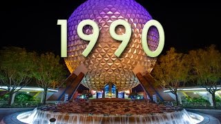 EPCOT Center  1990  Walt Disney World Resort [upl. by Ahsats]