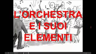 Musica1 lorchestra e i suoi elementi [upl. by Chelton]