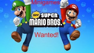 New Super Mario Bros Minigames  Wanted [upl. by Betsey]