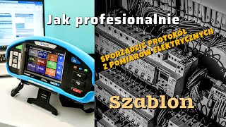 JAK SPORZĄDZIĆ PROTOKÓŁ Z POMIARÓW INSTALACJI ELEKTRYCZNEJ  SZABLON [upl. by Isiad]