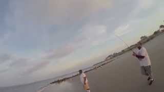 Surf Fishing Edisto Beach 7192015 [upl. by Erinn]