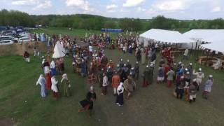 Drone Speared at Medieval Festival [upl. by Arria]