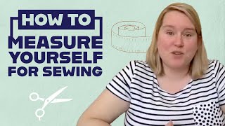 How to take your measurements for sewing [upl. by Aerdnahc52]