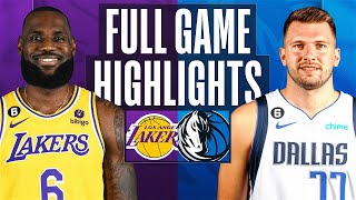 LAKERS at MAVERICKS  FULL GAME HIGHLIGHTS  February 26 2023 [upl. by Weingartner754]