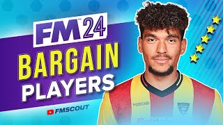 The BEST FM24 Bargain Players  Football Manager 2024 Best Players [upl. by Llewxam]