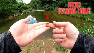 Trout Fishing with a ULTRA NATURAL Presentation  Micro fishing lure [upl. by Loma]