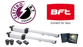 Assistenza Bft a Cesena ELETTRO BT su Motore Phobos N BT 24v [upl. by Retsel]