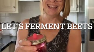 How To Ferment Beets It’s SO Simple [upl. by Twitt]