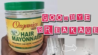 THIS IS A HAIR SAVER AFRICAS BEST HAIR MAYONNAISE REVIEW BLACKGIRL STAN [upl. by Izak]