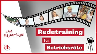 Redetraining für Betriebsräte in den ifbRhetorikstudios [upl. by Aikenahs922]