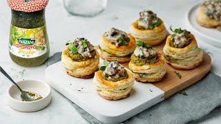 Mushroom Vol Au Vent Recipe Cream of Mushroom soup Cook with Comali Shruthika recipe Cwc Recipes [upl. by Aduh]