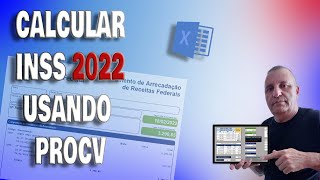 Como calcular INSS usando PROCV no excel 2022 [upl. by Nole]