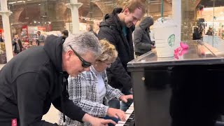 Unexpected Trio Jam At The Station Piano [upl. by Sev890]