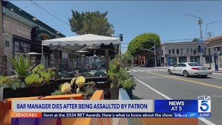 Santa Monica bar patron punches kills manager after getting kicked out [upl. by Wakerly]