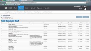 A Short Demo of Concur Invoice [upl. by Nannerb]