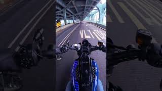 Crossing NYCs Biggest Bridge on an Electric Motorcycle [upl. by Einneg760]