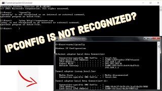 How to Fix IPConfig Not Recognised as Internal or External Command [upl. by Geilich145]