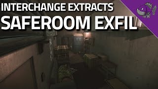 Saferoom Exfil  Interchange Extract Guide  Escape From Tarkov [upl. by Pears]