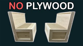 DIY Dinette Seats for Cargo Camper RV or Van cargocamper vanlife [upl. by Pandich]