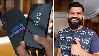 Samsung Galaxy Note 8 Unboxing and First Look 🔥  Indian Unit [upl. by Ecenahs]