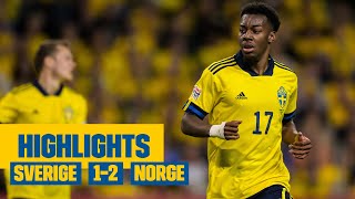 Highlights Sverige  Norge 12  Nations League  Elanga gör mål [upl. by Glick225]