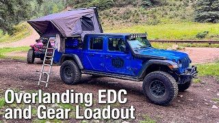 Overlanding EDC and Gear Loadout  What stays in my rig and how I pack for extended trips [upl. by Elleimac]