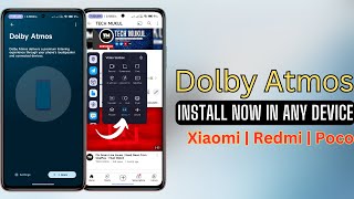 Install Dolby Atmos in any Xiaomi Device 📱 [upl. by Zigrang]