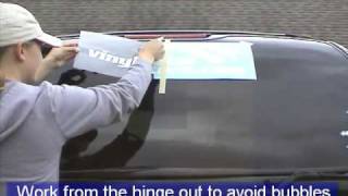 How to Install a Large Vinyl Decal or Sticker [upl. by Oruasi]