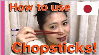 How to use Chopsticks  Chopsticks इस्तेमाल करने का तरिका  Learn Japanese culture [upl. by Corson]