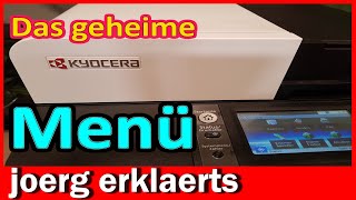 Kyocera M5526 cdw Reinigung  Wartung geheimes Menü Streifen entfernen DIY Tutorial [upl. by Cesaro665]