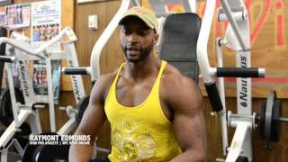 IFBB Mens Physique Pro Raymont Edmonds Back Workout [upl. by Nalehp683]