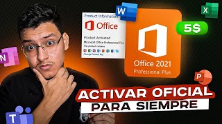 ✅Como ACTIVAR OFFICE Word Excel PowerPoint OFICIAL para SIEMPRE FÁCIL 2024 🤫 ¿Casi GRATIS [upl. by Columba114]