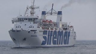 Nave Sansovino in arrivo al porto di Pantelleria [upl. by Dduj]