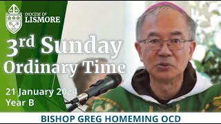 Catholic Mass Today Third Sunday in Ordinary Time 21 Jan 2024 Bishop Greg Homeming Lismore Australia [upl. by Nitsrik]