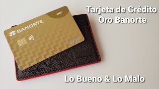 Tarjeta de credito Oro Banorte  Una buena opción 🤔 [upl. by Gadmann]