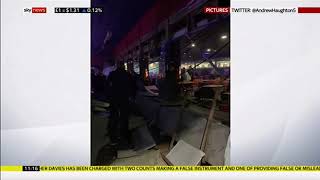 Roof collapses at Pontins Brean Sands holiday camp UK  Sky News  21st February 2019 [upl. by Frulla705]