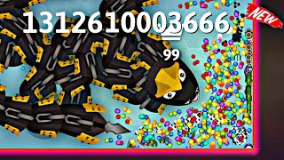 I am a new World Record achieve on snake io snake game  The new highest score this snakeio Gameplay [upl. by Auhsaj877]