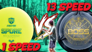 More Distance or More Control  Disc Golf Speed Battle [upl. by Beaston]