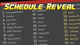 NASCAR Heat 5 Career Mode FULLY MODDED SCHEDULE REVEAL [upl. by Argella]