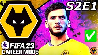 NEW SEASON NEW KITS amp NEW MODS🔥🇬🇪  FIFA 23 Wolves Career Mode S2E1 [upl. by Nomar]